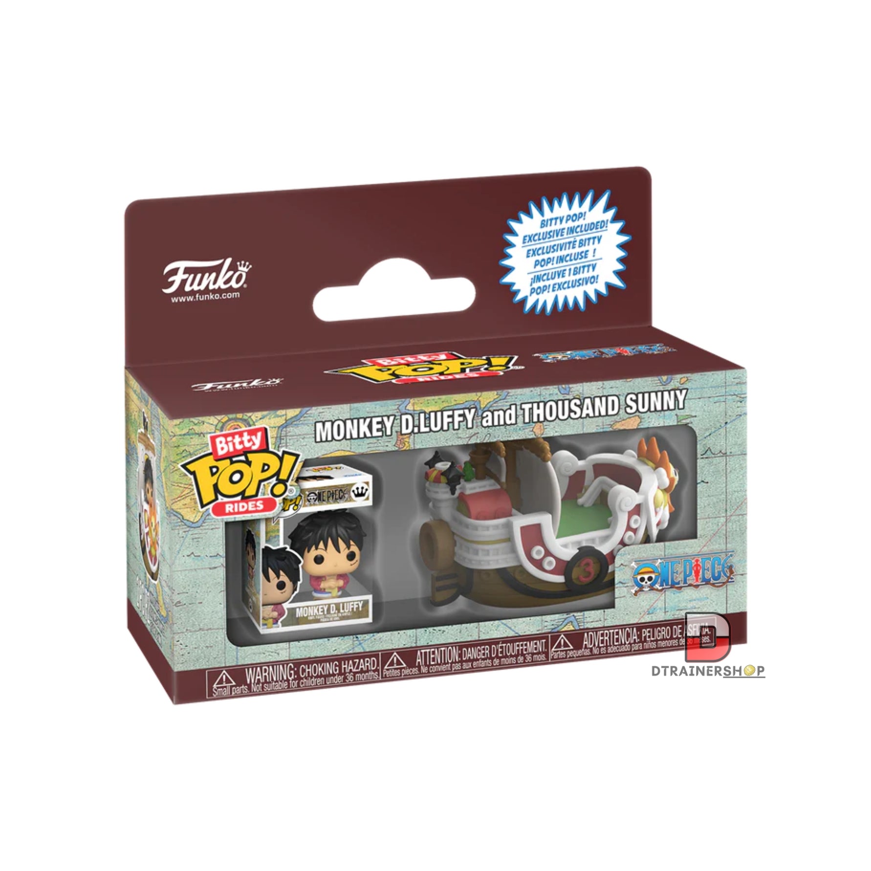 FUNKO POP: Bitty Pop Ride One Piece - Thousand Sunny con Luffy