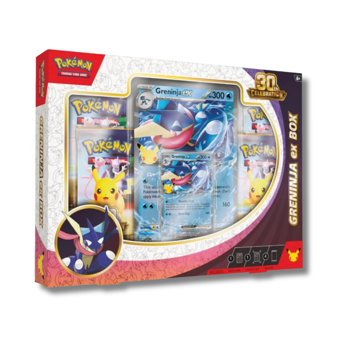 PREVENTA: Pokémon TCG: Colección Greninja ex (Box) - 30 Aniversario (Español)