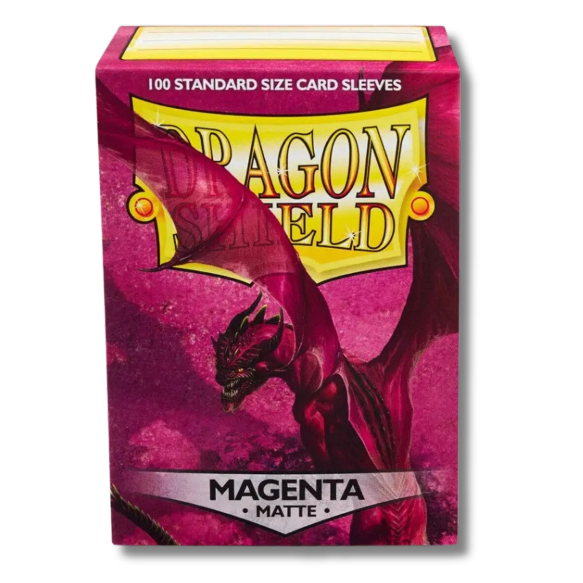 Dragon Shield: Micas Protectoras Tamaño Estándar (Standard Size) - Magenta Matte (Caja con 100)