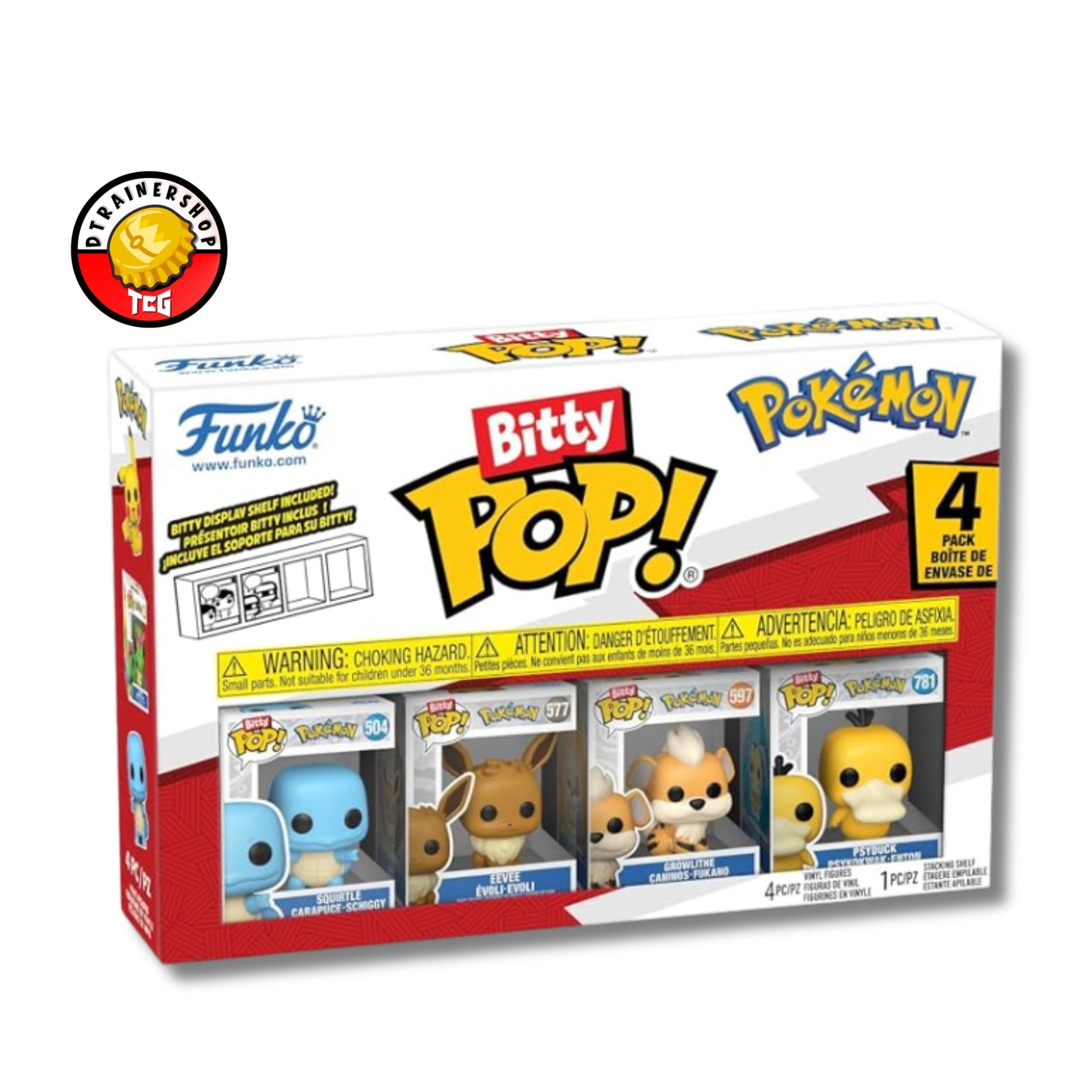 Funko Bitty Pop: Pokemon - Squirtle 4 Pack