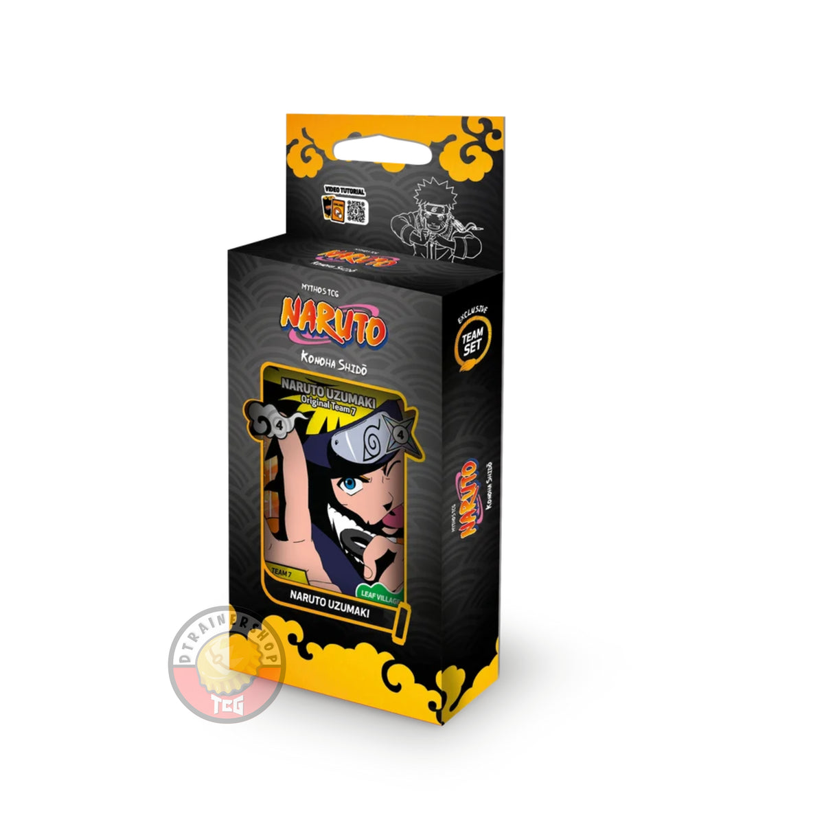 PREVENTA: Naruto Mythos TCG: Konoha Shido Set 1 Edicion 2 - Naruto Team Set En Ingles