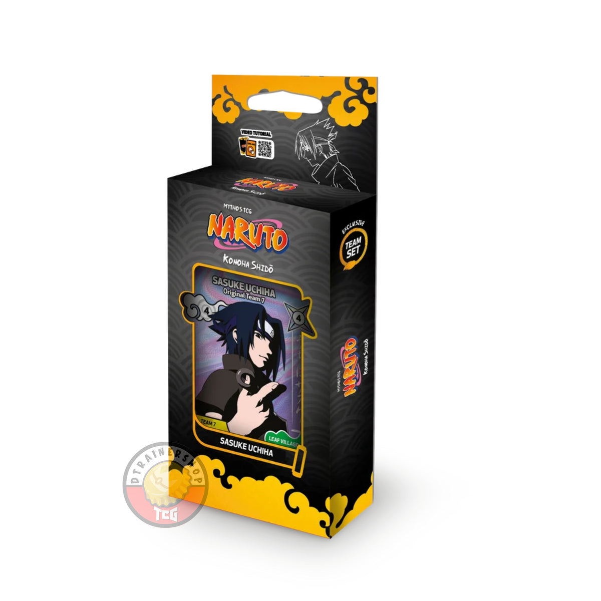 PREVENTA: Naruto Mythos TCG: Konoha Shido Set 1 Edicion 2 - Sasuke Team Set En Ingles