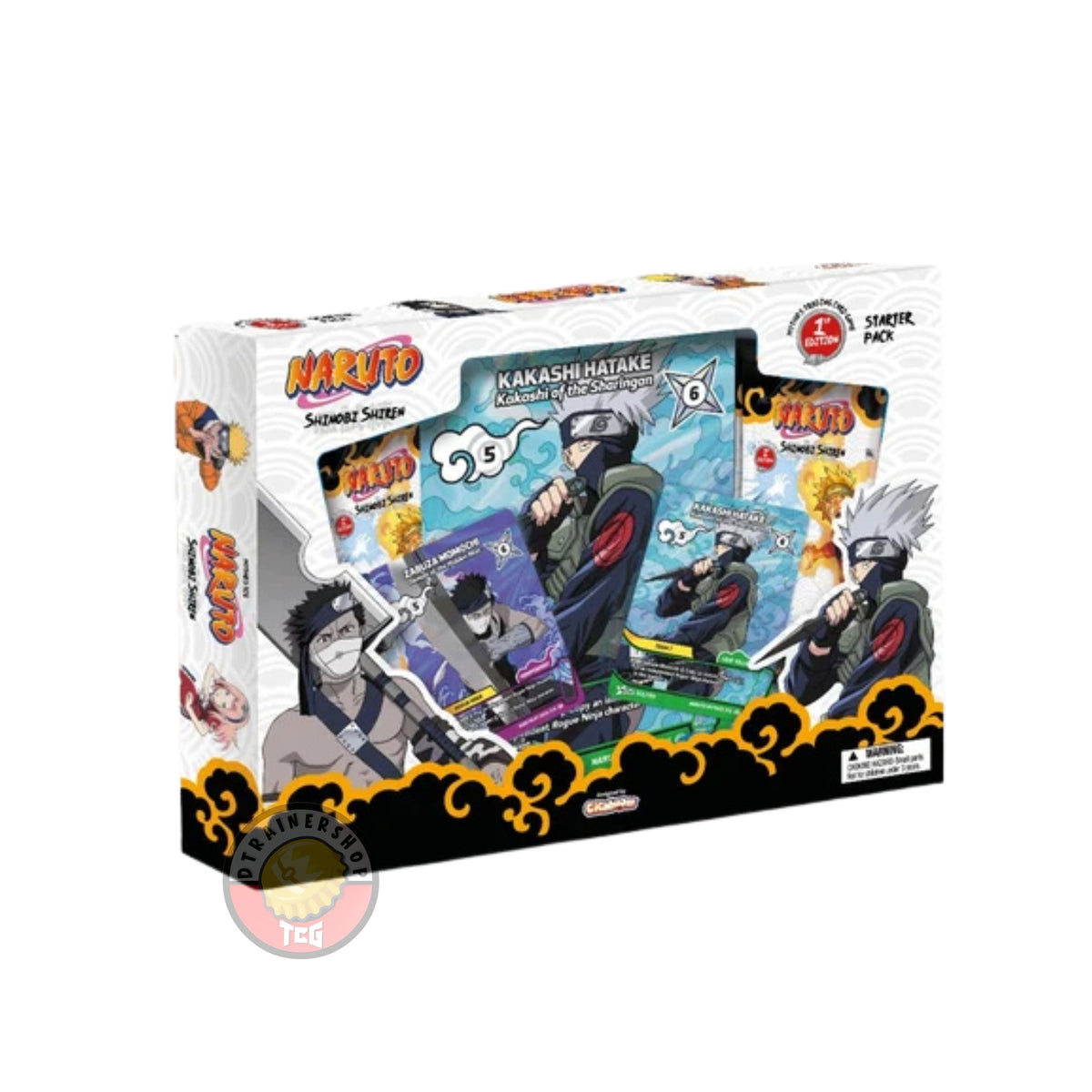 PREVENTA: Naruto Mythos TCG: Shinobi Shiren Set 2 Edicion 1 - Kakashi Starter Pack En Ingles