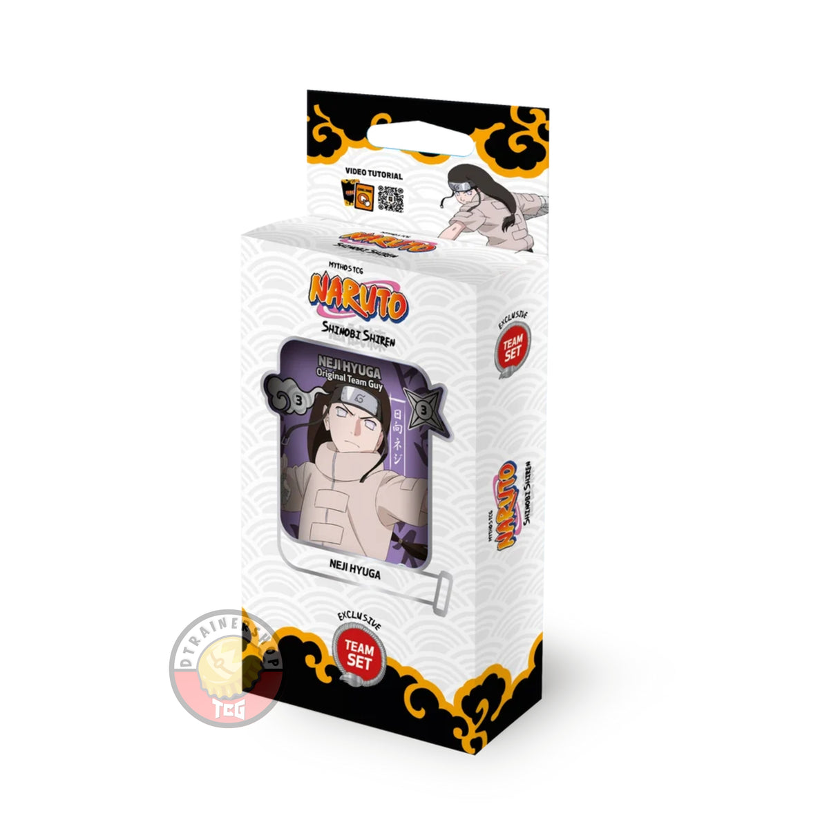 PREVENTA: Naruto Mythos TCG: Shinobi Shiren Set 2 Edicion 1 - Neji Hyuga Team Set En Ingles
