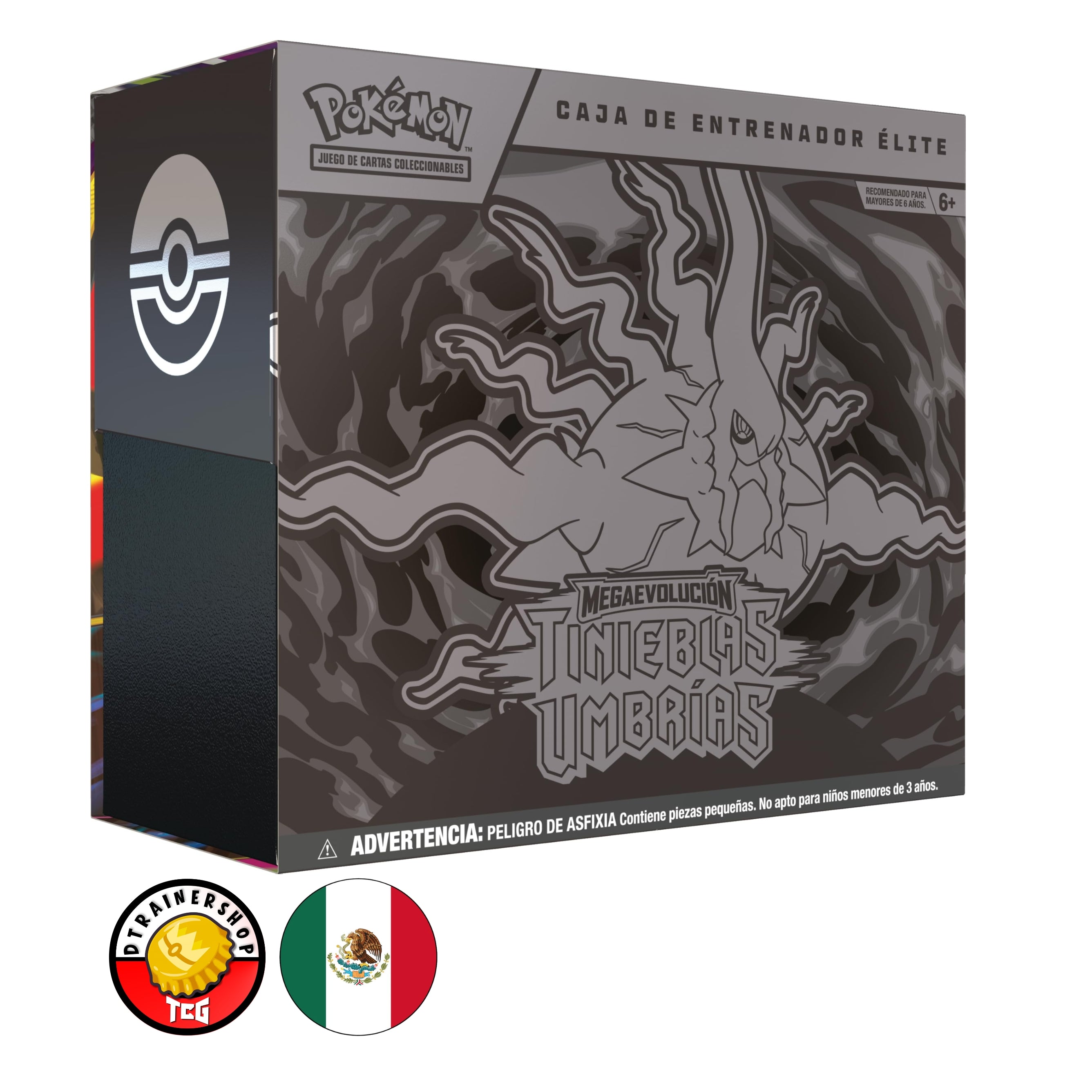 Pokémon TCG: Caja de Entrenador Élite Megaevolución - Tinieblas Umbrías (Español)