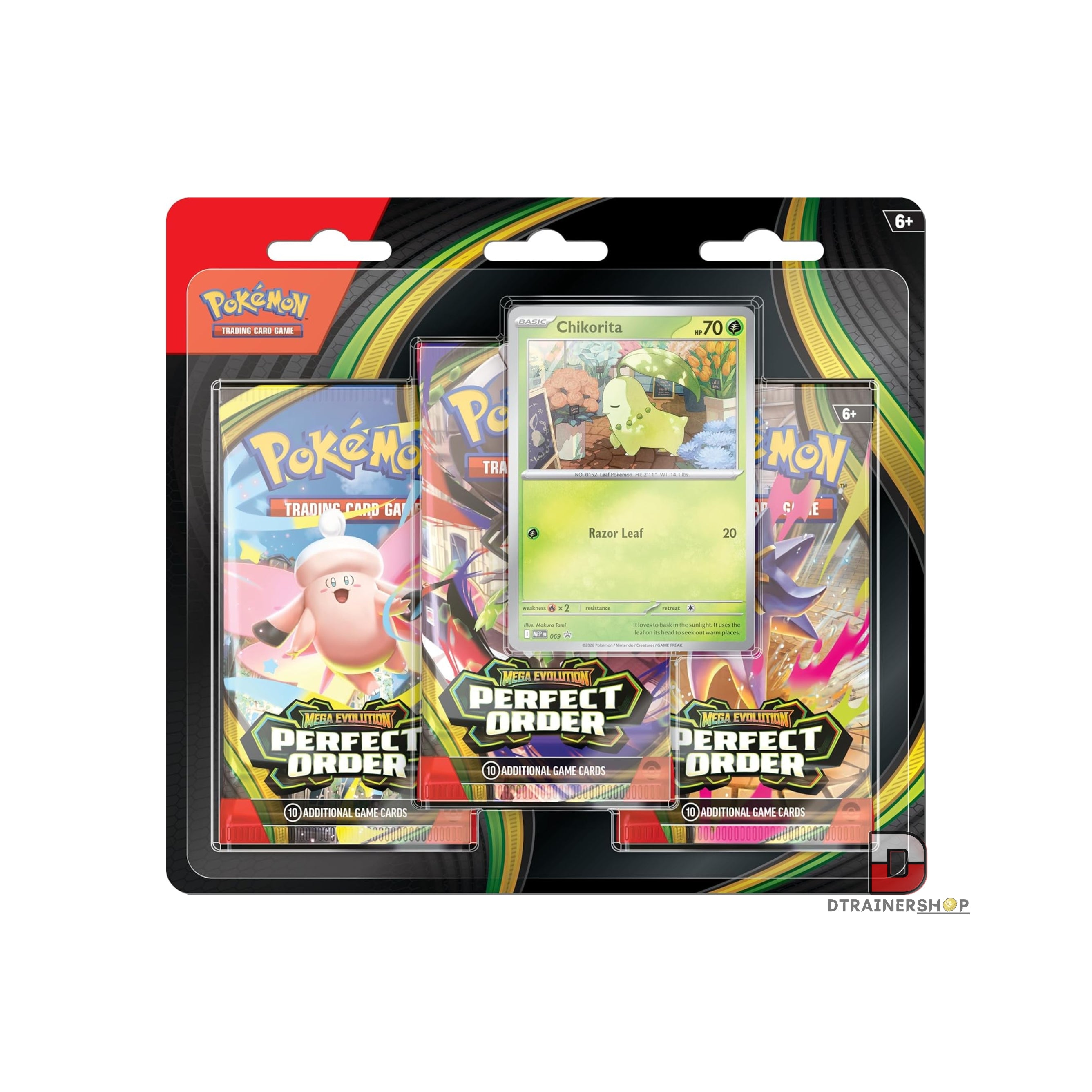 POKEMON TCG: PERFECT ORDER 3 BOOSTER BLISTER INGLES