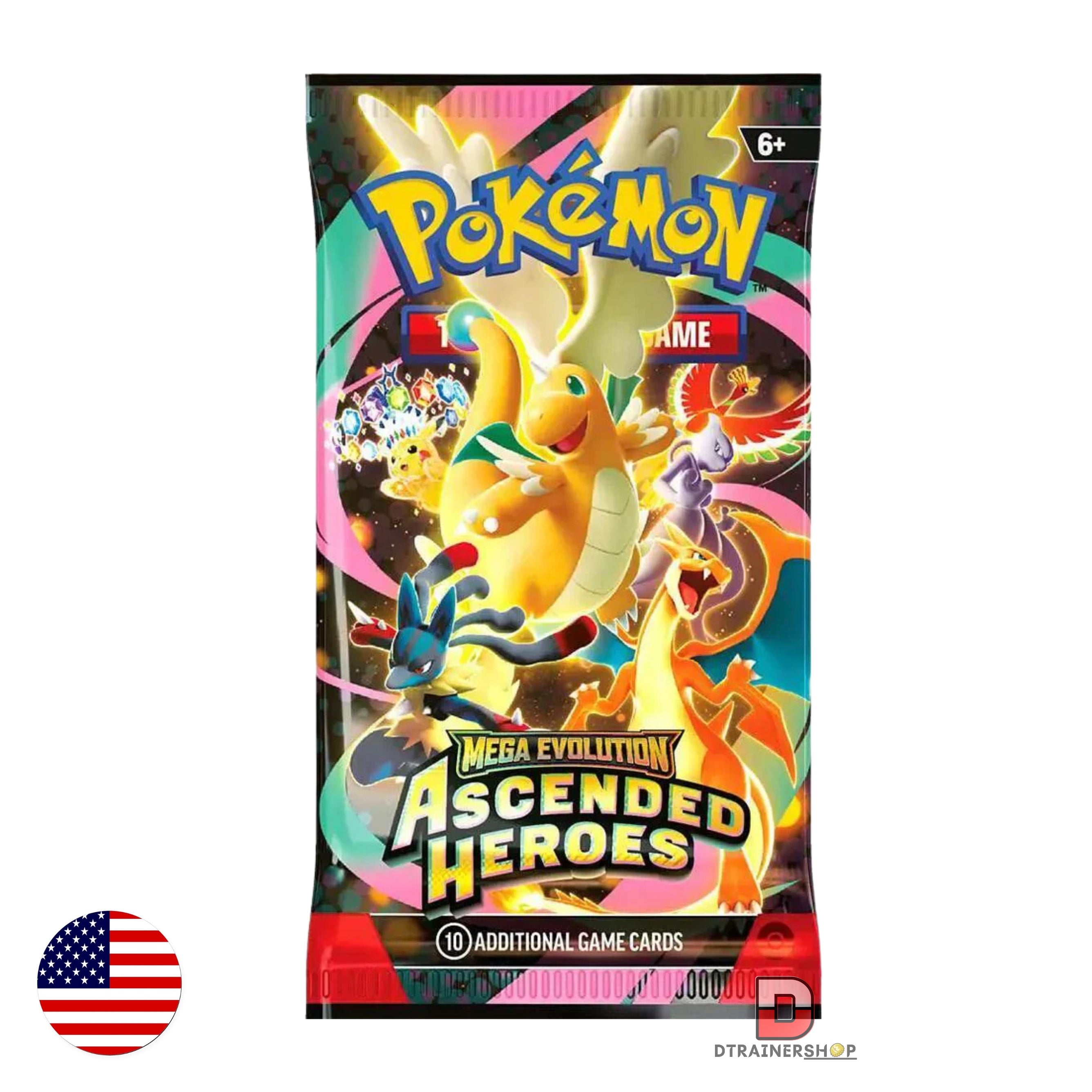 POKEMON TCG: Sobre de Refuerzo (Booster Pack) - Ascended Heroes (Inglés)