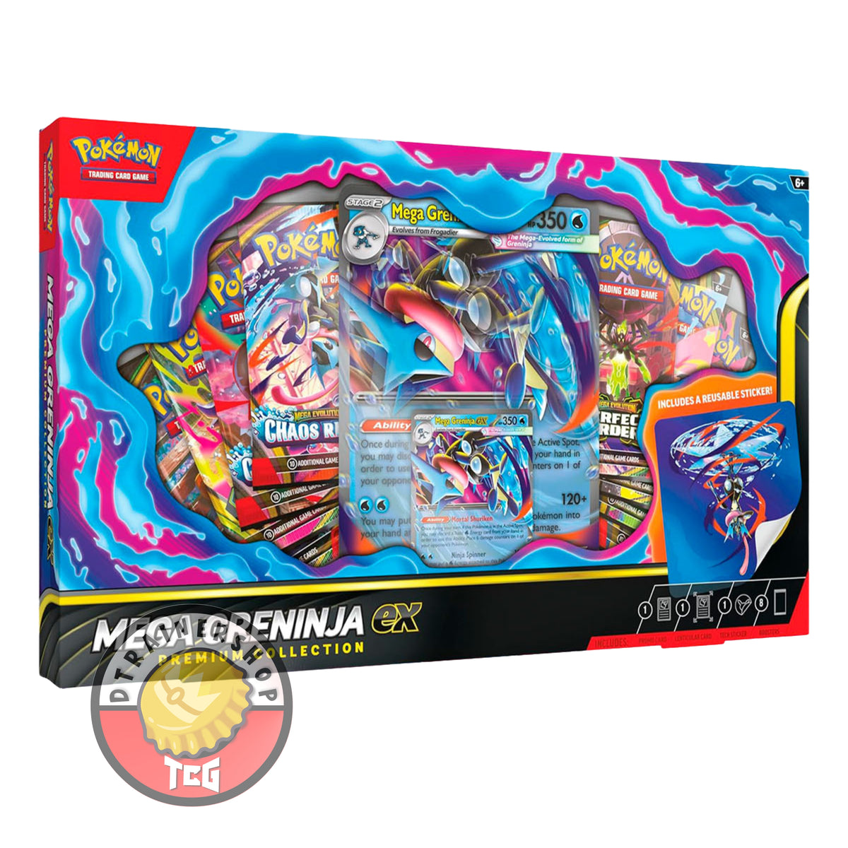 Pokémon TCG: Colección Premium Mega Greninja EX (Español)