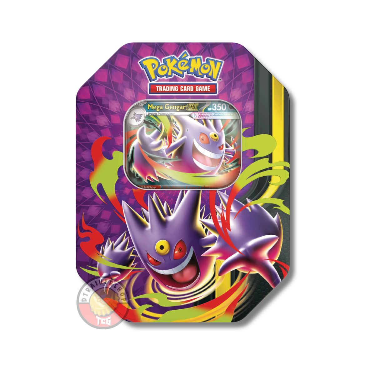 Pokémon TCG: Lata de Colección (Tin) - Mega Gengar (Mega Evolution: Moonlit) (Inglés)