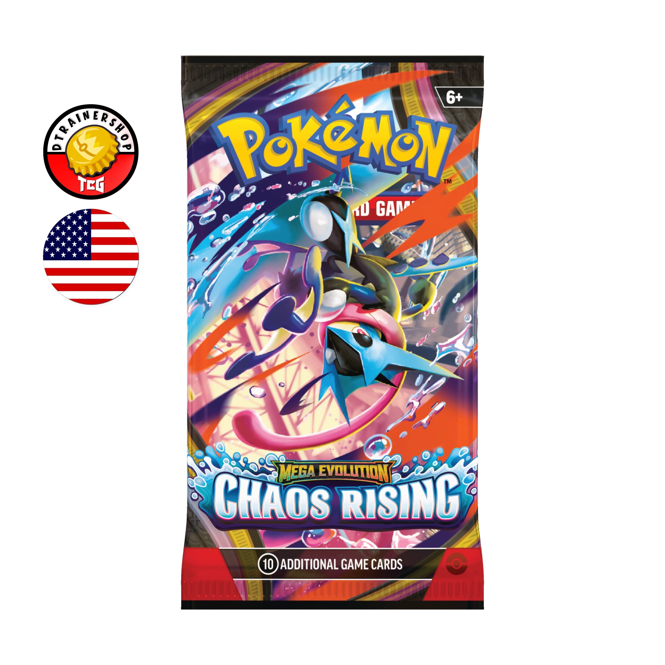 POKEMON TCG: Sobre de Refuerzo (Booster Pack) Chaos Rising (Inglés)
