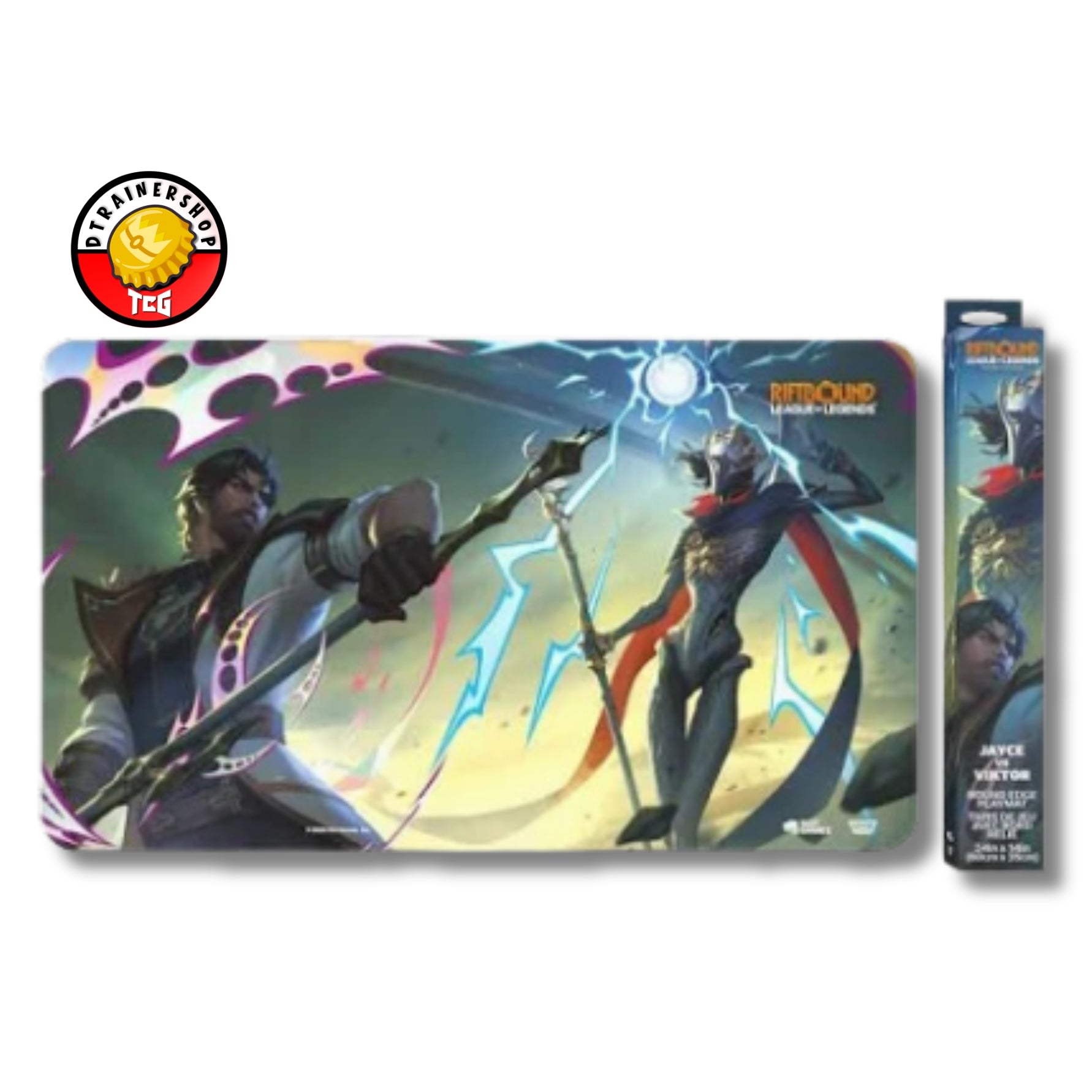 PREVENTA: Riftbound: League of Legends TCG - Vendetta - Playmat Jayce vs. Viktor