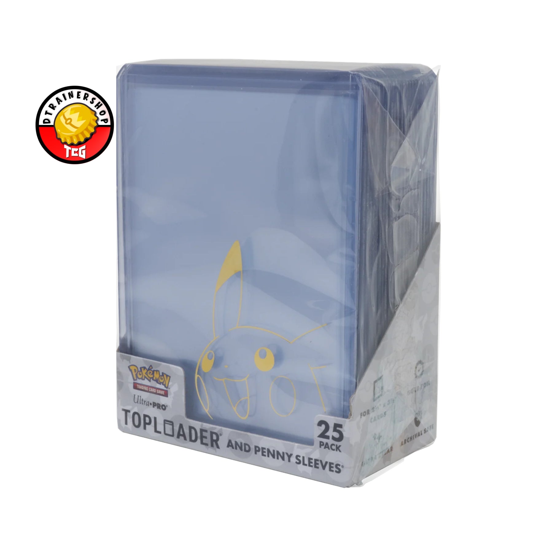 Ultra PRO: Toploaders 3x4 y Fundas (Sleeves) - Edición Pokémon Pikachu