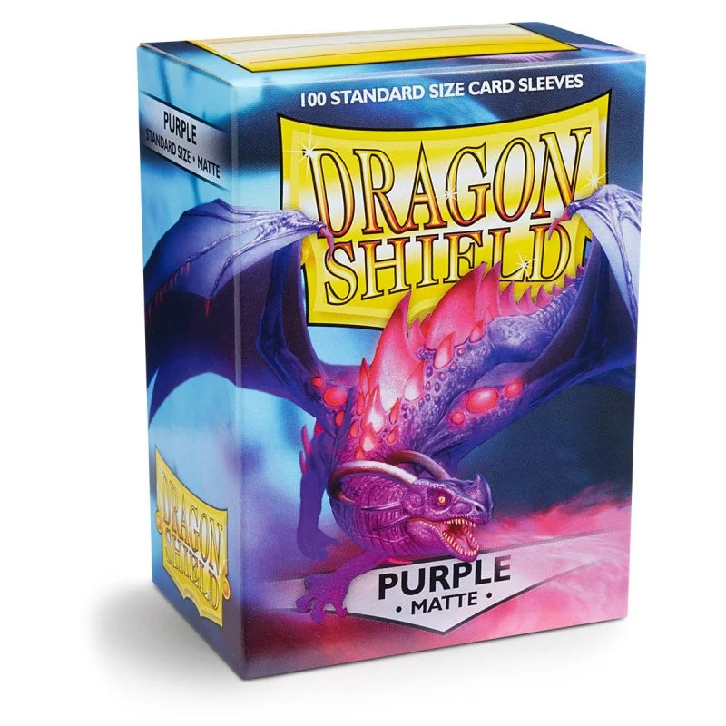 Dragon Shield: Micas Protectoras Tamaño Estándar (Standard Size) - Purple Matte (Caja con 100)